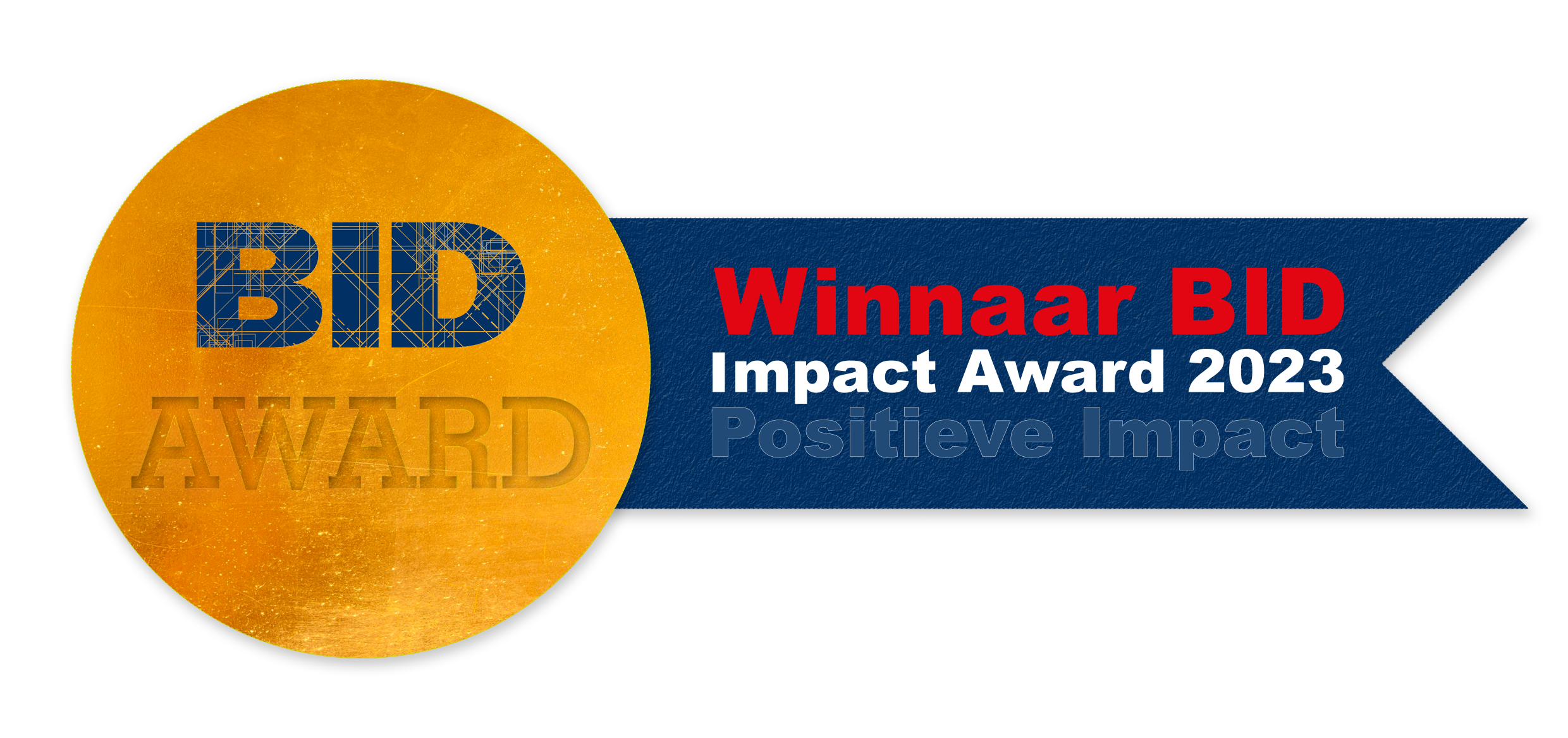 Logo BID Award, winnaar impact award 2023